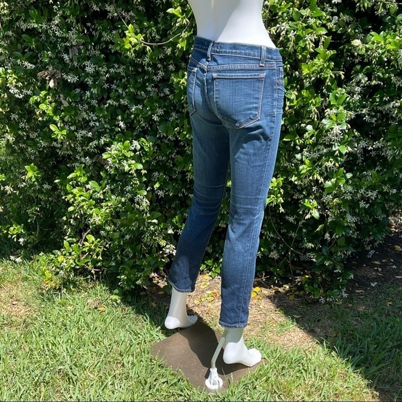 JBRAND Pencil Leg Low Rise Distressed Jeans - Picture 5 of 10